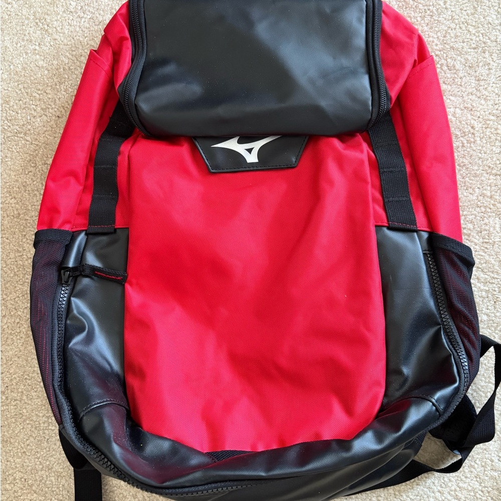 Mizuno Red and Black Backpack